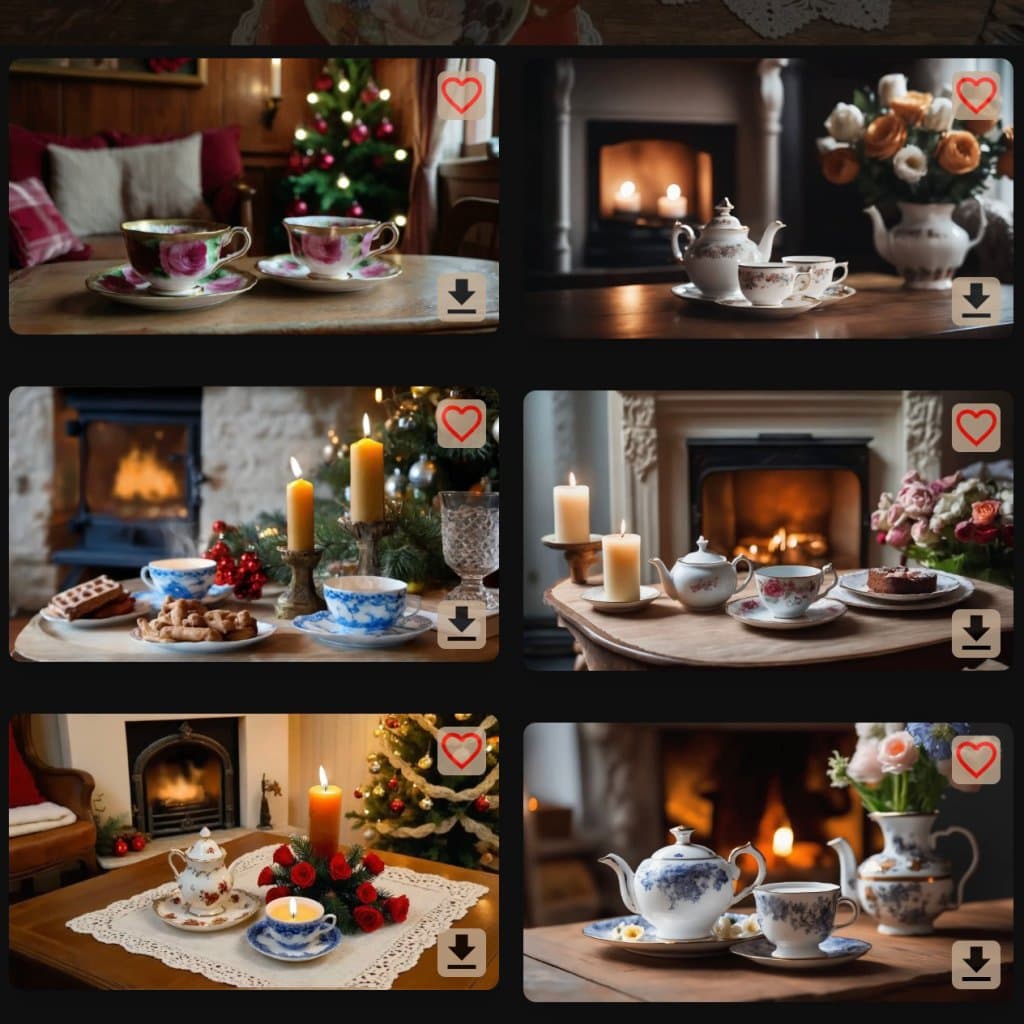 vintage teacups banner picture